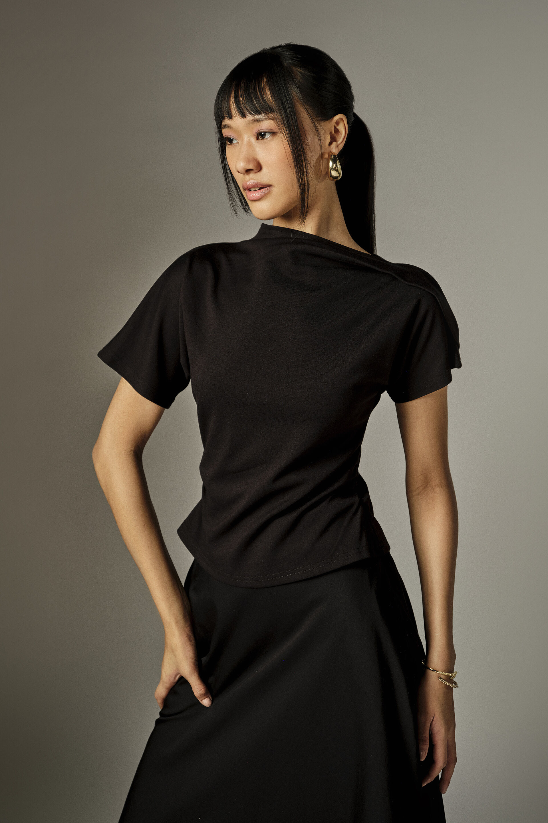 Kayla Black Top, Black, image 4